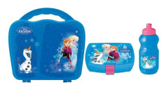 Disney Frozen, Lunchkit, 3 delar, Blå