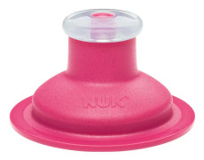 NUK, Spillfri Sportpip i silikon, Rosa
