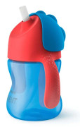 Philips Avent Mugg med sugrör SCF796/01 blå / röd 200 ml 9M+