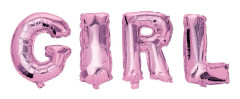 Folieballong GIRL, 36 cm