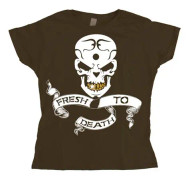 Fresh To Death Girly T-shirt Brun XX-Large