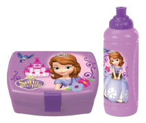 Disney Sofia the first, Matlåda & Sportflaska, Lila