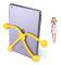 Shockproof Balls (Gul) iPad Mini Skydd