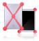 Shockproof Balls (Röd) iPad Air Skydd