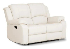 NANTERRE Reclinersoffa 2-sits Konstläder Beige
