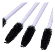 5-pack Mascaraborste/Ögonbrynsborste (svart/vit)