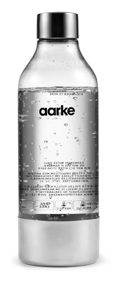 AGA Aarke Pet-flaska Stål 1000 ml