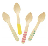 Små Träskedar - We Love Ice Cream - 24-pack