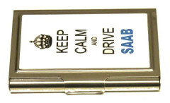 Korthållare -Keep calm and drive SAAB