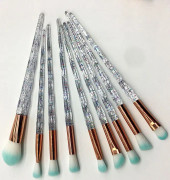 20 st.crystal handle unicorn sminkborstar