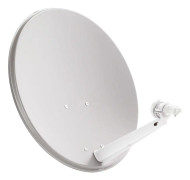 Telesystem 60 cm satellite dish Steel - light gray BULK