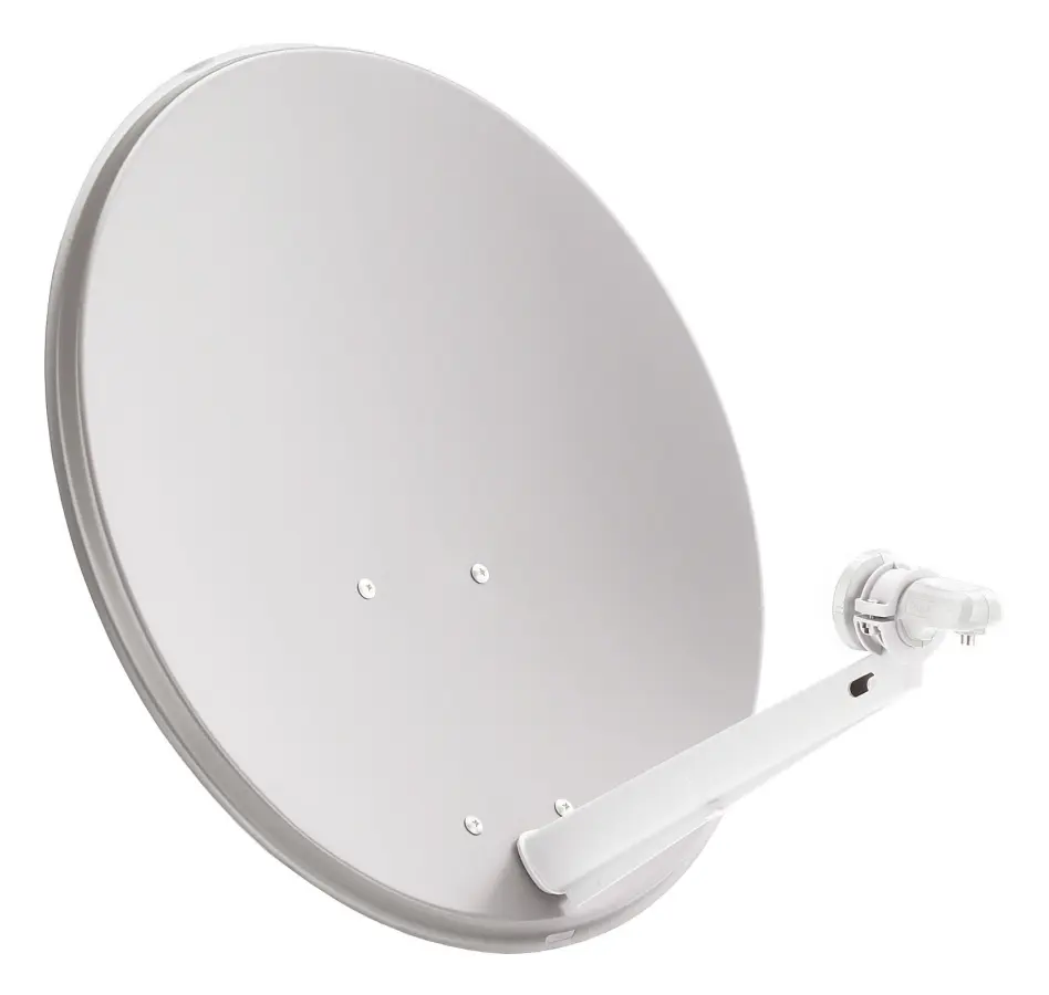 Telesystem 60 cm satellite dish Steel - light gray BULK