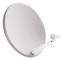 Telesystem 60 cm satellite dish Steel - light gray BULK
