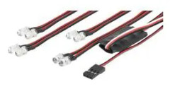 Carson Modellsport Belysnings-set Röd, Vit 4.4 - 6 V 500906240
