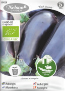 Aubergine Black Beauty, Organic