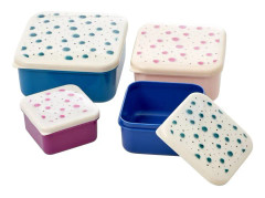 Rice, 4-Pack Liten Matlåda Water Splash Print