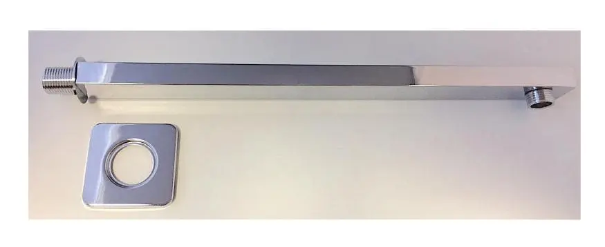 rektangulär stödarmen i 40 cm mässing