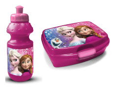 Frozen Frost Anna Elsa Olof Matlåda Och Vattenflaska Rosa
