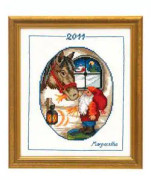 Broderikit Årstomte 2011