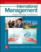 ISE International Management: Culture, Strategy, and Behavior
