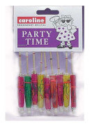Caroline Pappersparasoler (paket med 9)