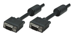 Manhattan 373708, 7,5 m, VGA (D-Sub), VGA (D-Sub), Hankoppling, Hankoppling, Svart