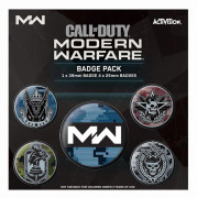 Call Of Duty Modern Warfare-knappemblemset (paket med 5)