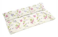 TERMOSAK 45x14 + Skydd, "blommor", värmekudde, nackvärmare och lavendel termisk dyna, Nackkudden, (värme / kall) värmepåse för mikrovågor