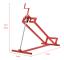 [pro.tec]® Hopfällbar motorkran-stål-max. belastning: 400 kg-115x51x91cm-steglös justering-röd