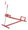 [pro.tec]® Hopfällbar motorkran-stål-max. belastning: 400 kg-115x51x91cm-steglös justering-röd