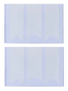 4 ark franska nagelmallar nagelstickers