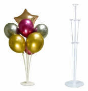 2-Pack Ballongställ Hållare för 7 Ballonger Fest Födelsedag