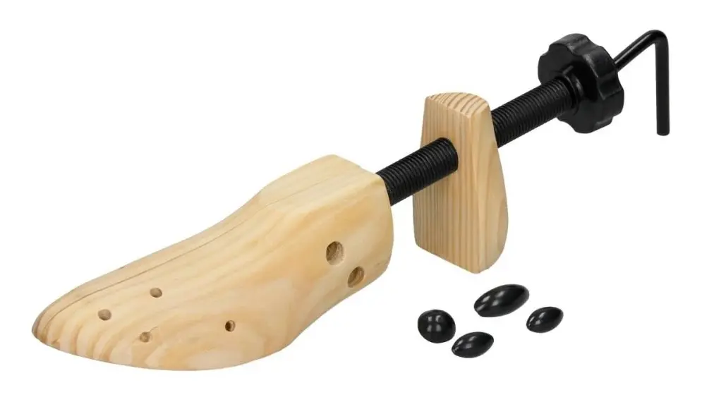 ECD Germany 16 bitar Schuhspanner sko bår (8 par) från björkträ storlek XL 41-44 inklusive 2 funktion för män 64 Dehnaufsätze Sko Nästa sko shaper ext