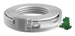 Vision Techconnect 2 - VGA-kabel - HD-15 (VGA) (hane) till 4-stifts Phoenix (hane) - 15 m - formpressad - beige