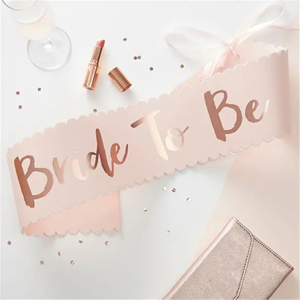Team Bride- Bride To Be Sash