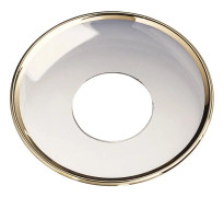 Nybro Glasbruk - Ljusmanschett Klar guldkant, 55 mm