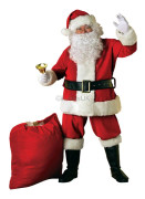 EXTRA Lyxig JULTOMTE Extra Large XL Tomtedräkt Tomtedress Tomte dräkt