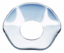 Nybro Glasbruk - Ljusmanschett Klar vågig, 55 mm