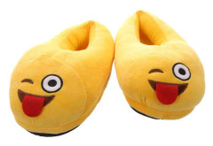 Emoticons - MODELL 1 Mrugacz tofflor, gul, 31-32