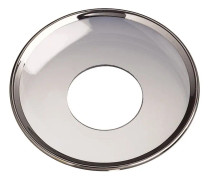 Nybro Glasbruk - Ljusmanschett Klar silverkant, 55 mm