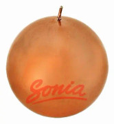 ARTMAN Christmas Candle Mirror decorative copper - 1pc small ball
