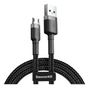 Baseus Cafule MicroUSB Kabel CAMKLF-CG1 - 2m - Grå / Svart
