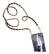 Boom Halsbandsrem Chain Inside - Svart