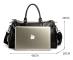 Män Läder Resväska Casual Bagage Bag Handväska Multifunktionell Axel Weekend Bag