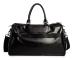 Män Läder Resväska Casual Bagage Bag Handväska Multifunktionell Axel Weekend Bag