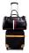 Män Läder Resväska Casual Bagage Bag Handväska Multifunktionell Axel Weekend Bag
