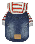 Jeansjacka med Hoodie