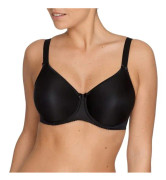 PrimaDonna Satin Seamless Non Padded Bra Black