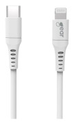 Gear USB-C till Lightning MFi kabel 2m (vit)