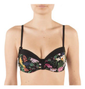 Chantelle Flowers Memory Foam Padded Bikini Bra